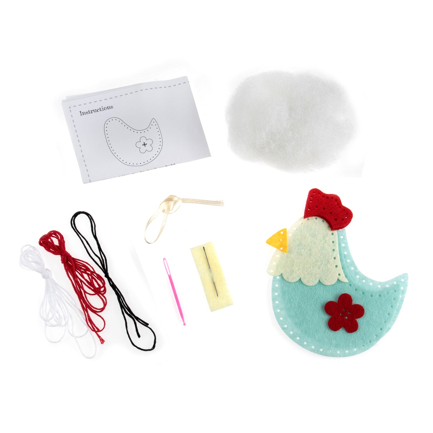 Trimits Make Your Own Hen Felt Decoration Kit
