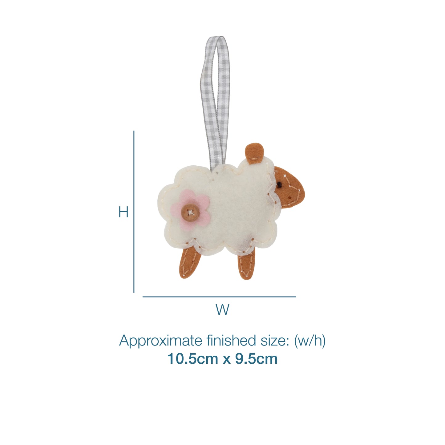 Trimits Make Your Own Sheep Felt Decoration Kit