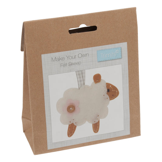 Trimits Make Your Own Sheep Felt Decoration Kit