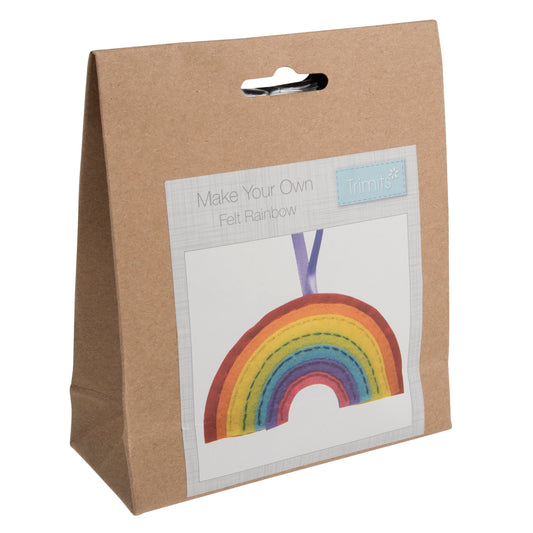 Trimits Make Your Own Rainbow Felt Decoration Kit