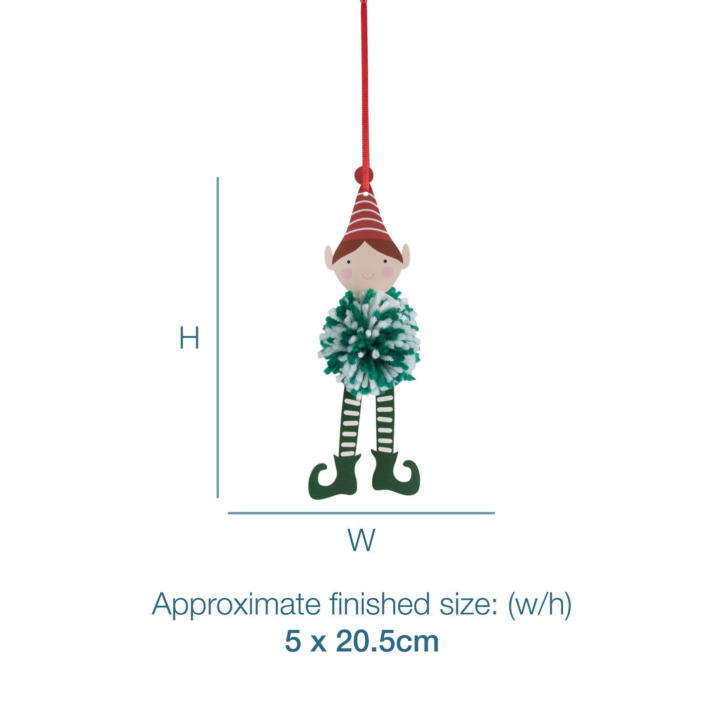 Trimits Pom Pom Christmas Elf Decoration Kit