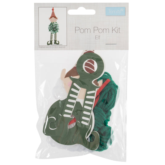 Trimits Pom Pom Christmas Elf Decoration Kit