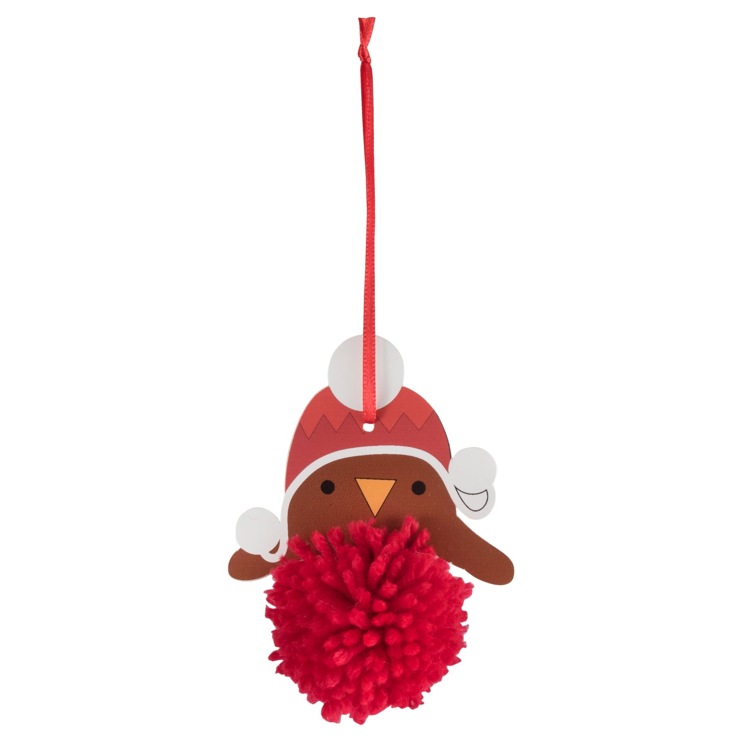 Trimits Pom Pom Decoration Kit: Christmas Robin