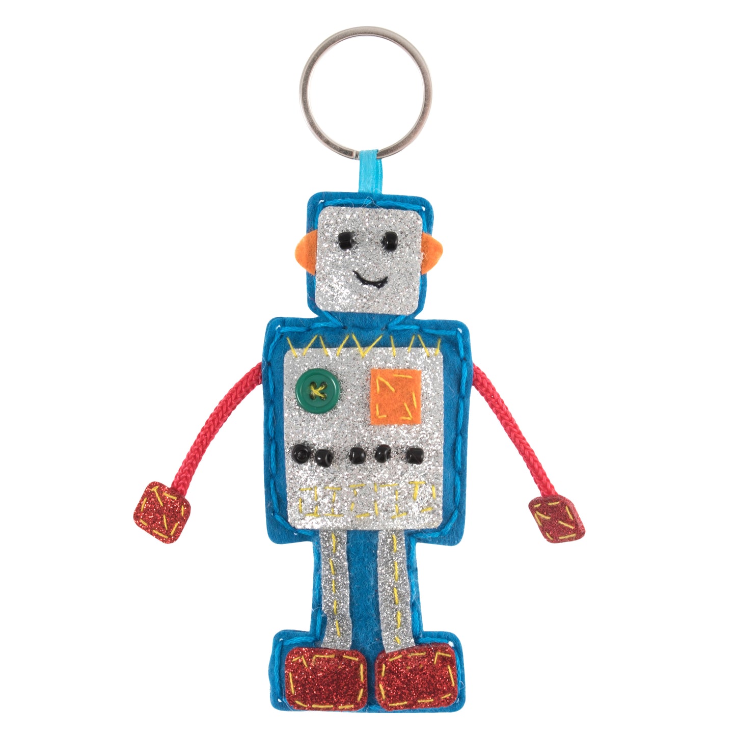 Trimits Make Your Own Felt Robot Key Ring Kit