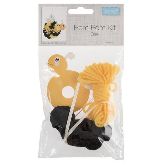 Trimits Pom Pom Decoration Kit: Bee