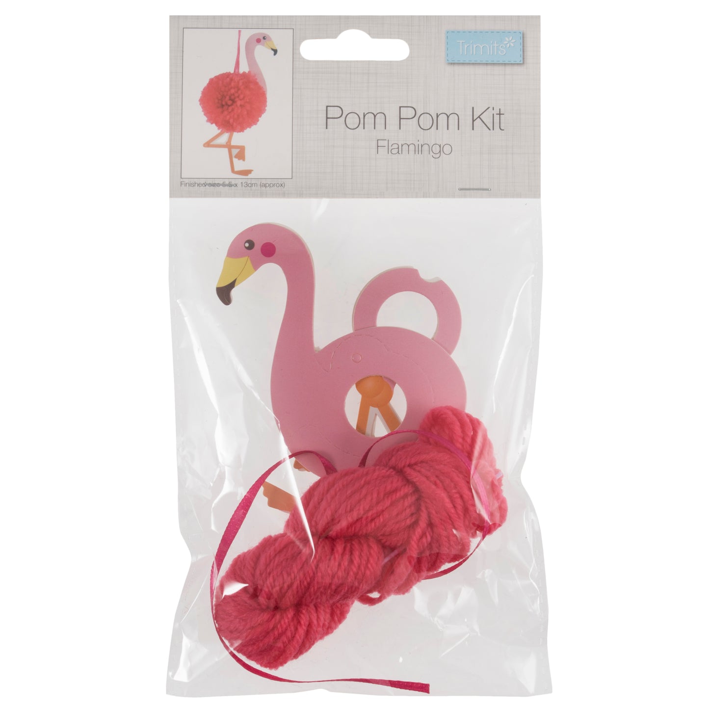 Trimits Pom Pom Decoration Kit: Flamingo