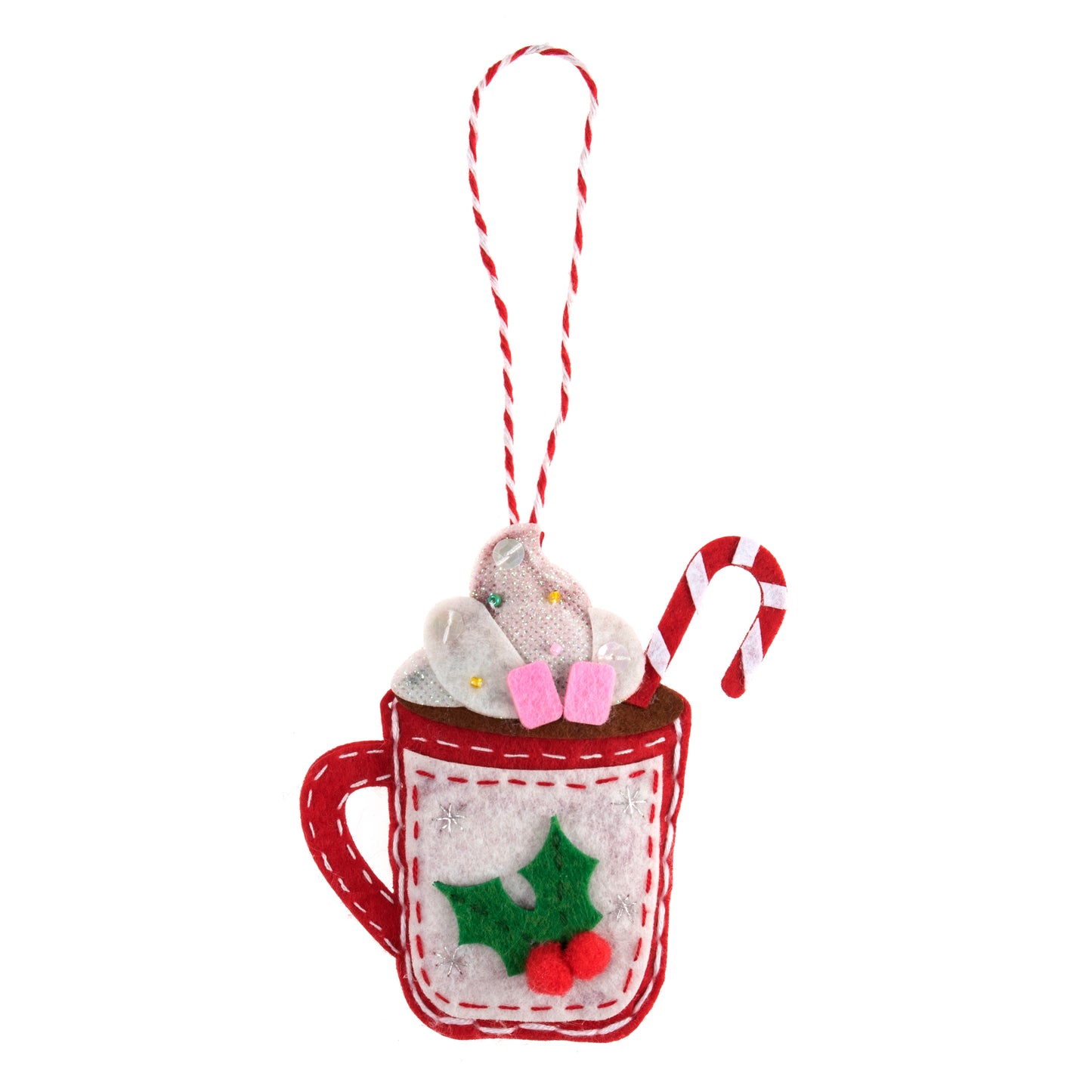 Trimits Make Your Own Christmas Hot Chocolate Felt Decoration Kit
