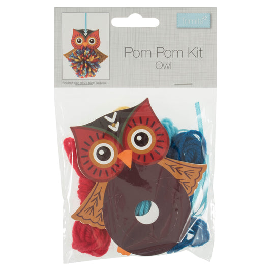 Trimits Pom Pom Decoration Kit: Owl