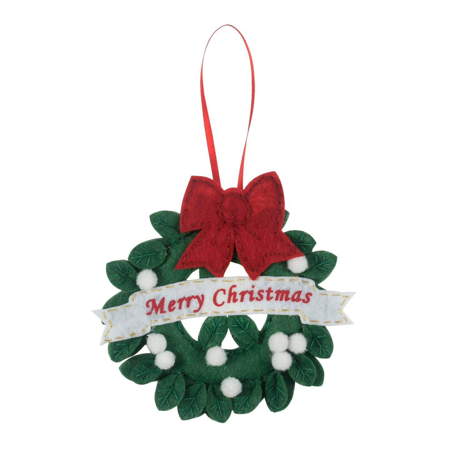 Trimits Make Your Own Christmas Wreath Felt Decoration Kit