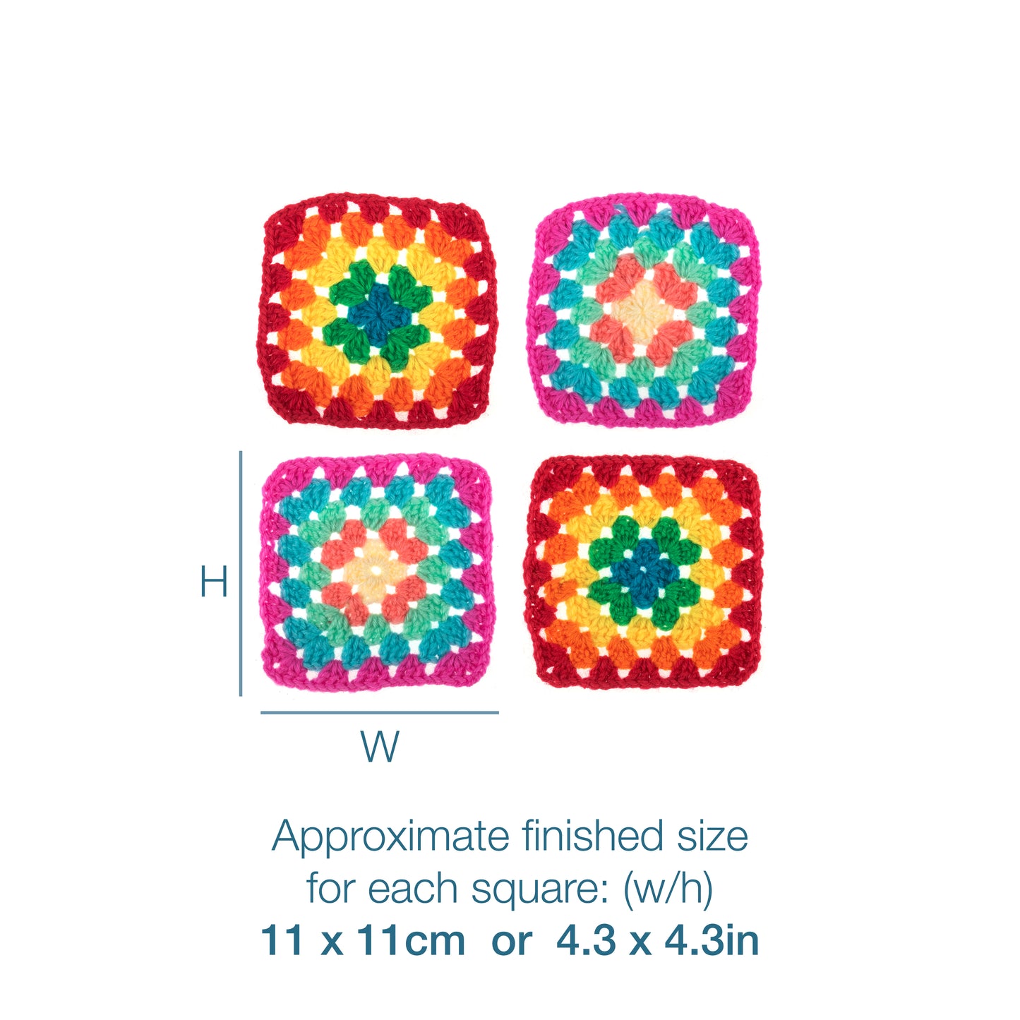 Trimits My First Crochet Kit: Granny Squares