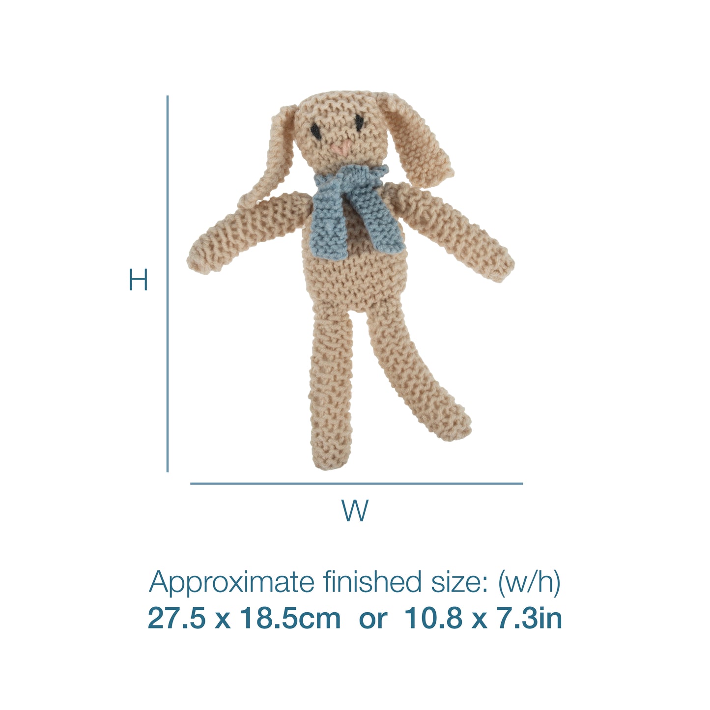 Trimits My First Knitting Kit: Bunny in Scarf