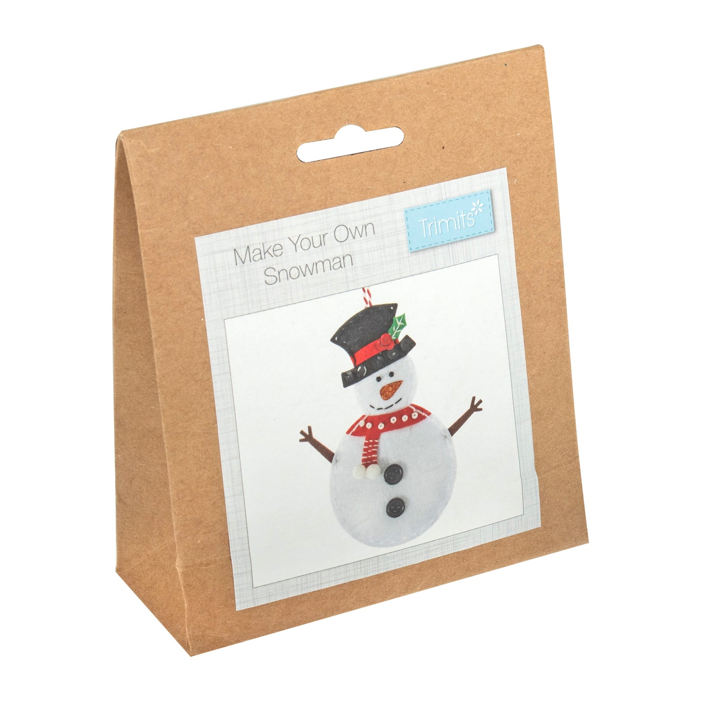 Trimits Make Your Own Snowman Felt Decoration Kit
