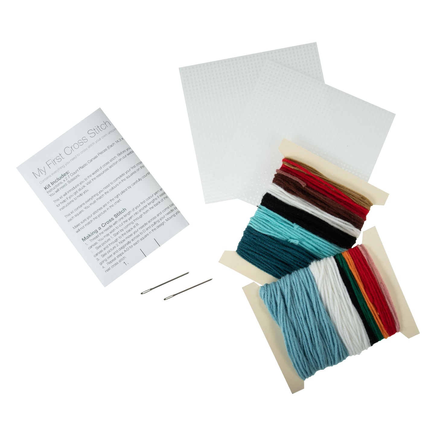 Cross Stitch Kit: My First: Christmas Dog and Snowman