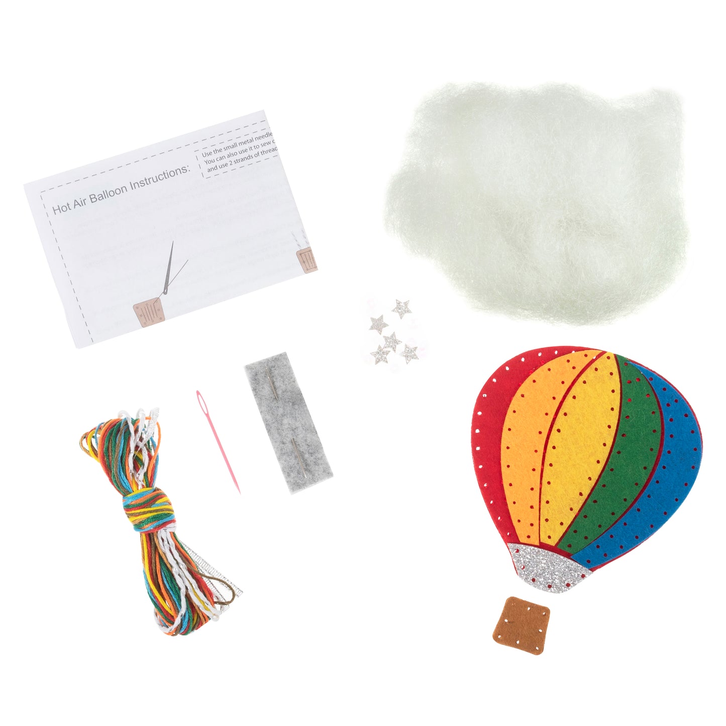 Trimits Make Your Own Hot Air Balloon Felt Decoration Kit