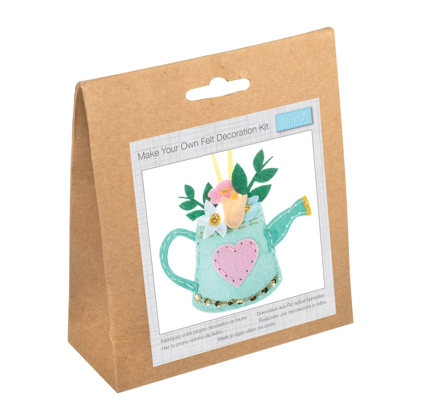 Trimits Make Your Own Watering Can Felt Decoration Kit