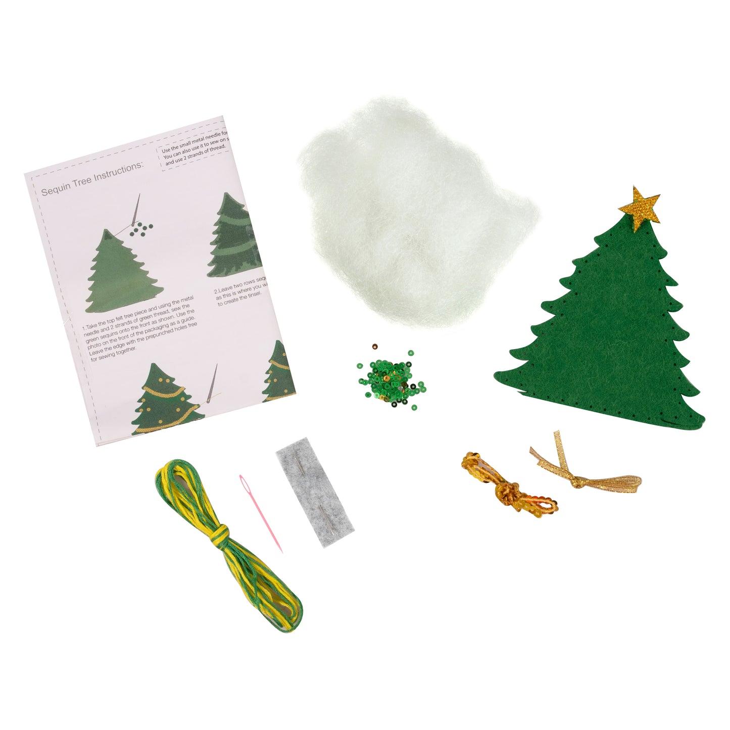 Trimits Make Your Own Christmas Tree Felt Decoration Kit