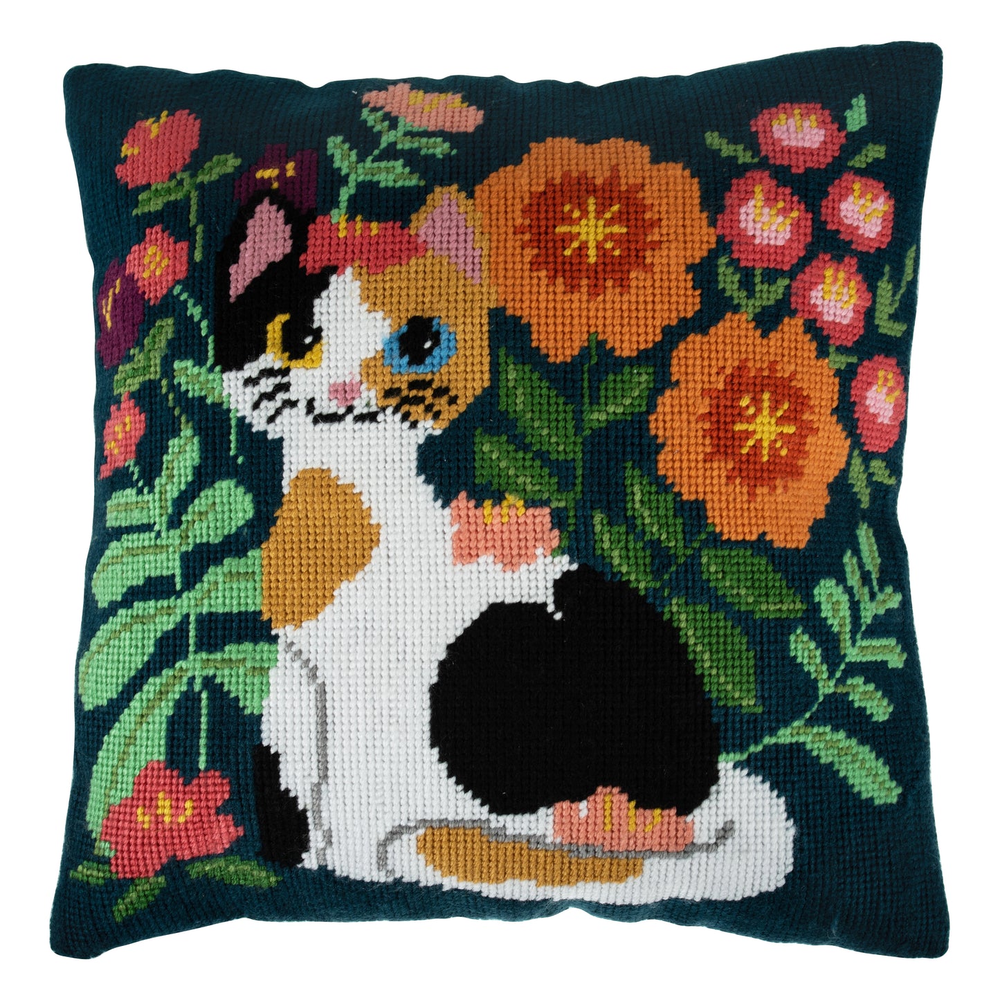 Trimits Tapestry/Half Stitch Cushion Kit: Cat