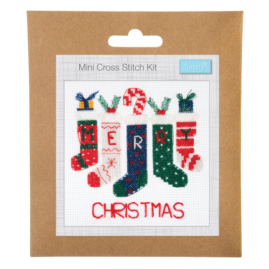 Trimits Cross Stitch Kit: Stockings