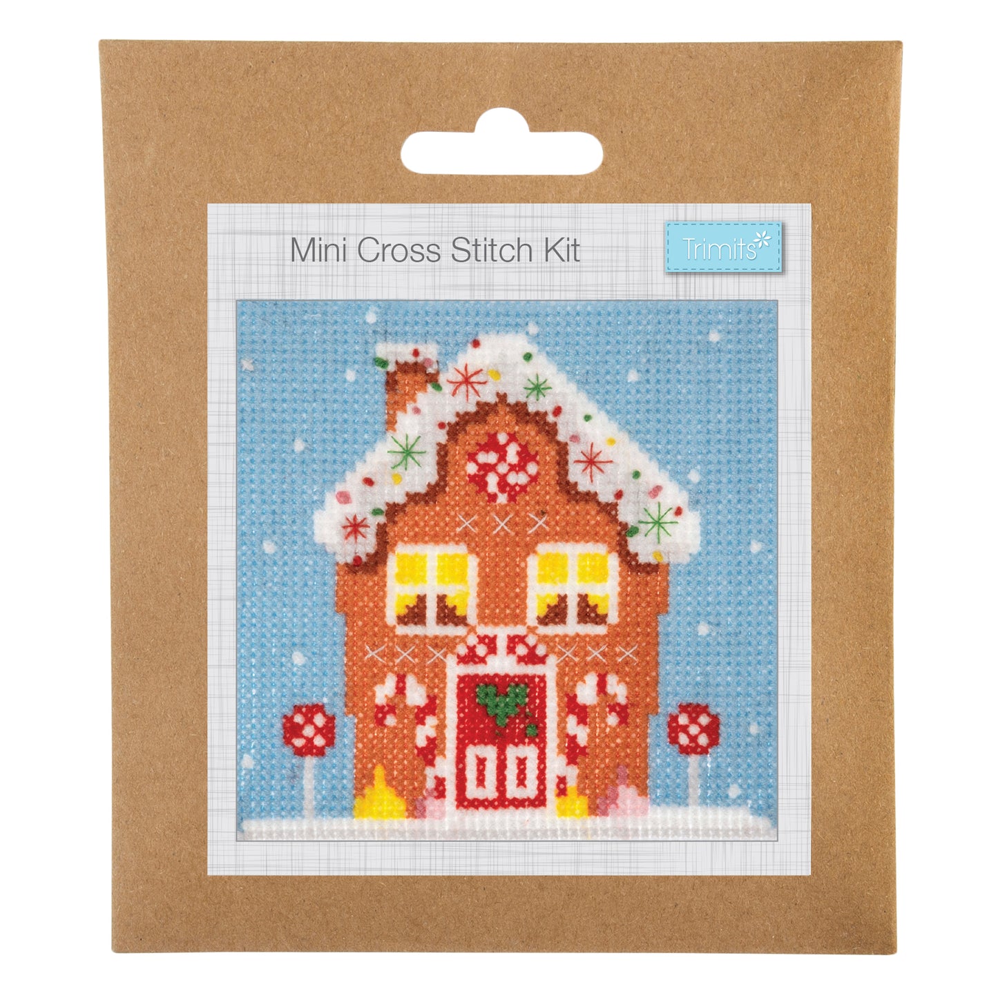 Trimits Cross Stitch Kit: Gingerbread House