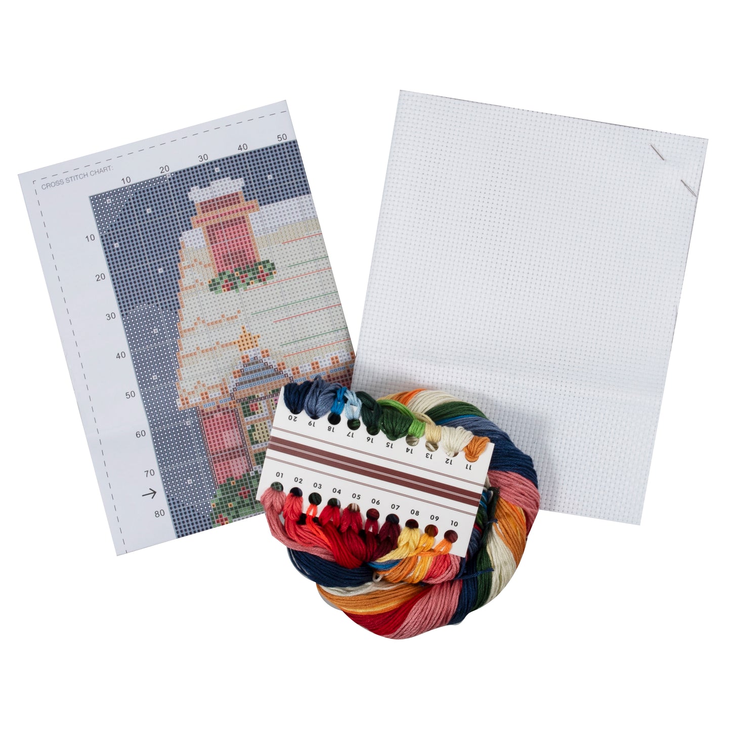 Trimits Cross Stitch Kit: Festive House