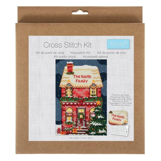 Trimits Cross Stitch Kit: Festive House