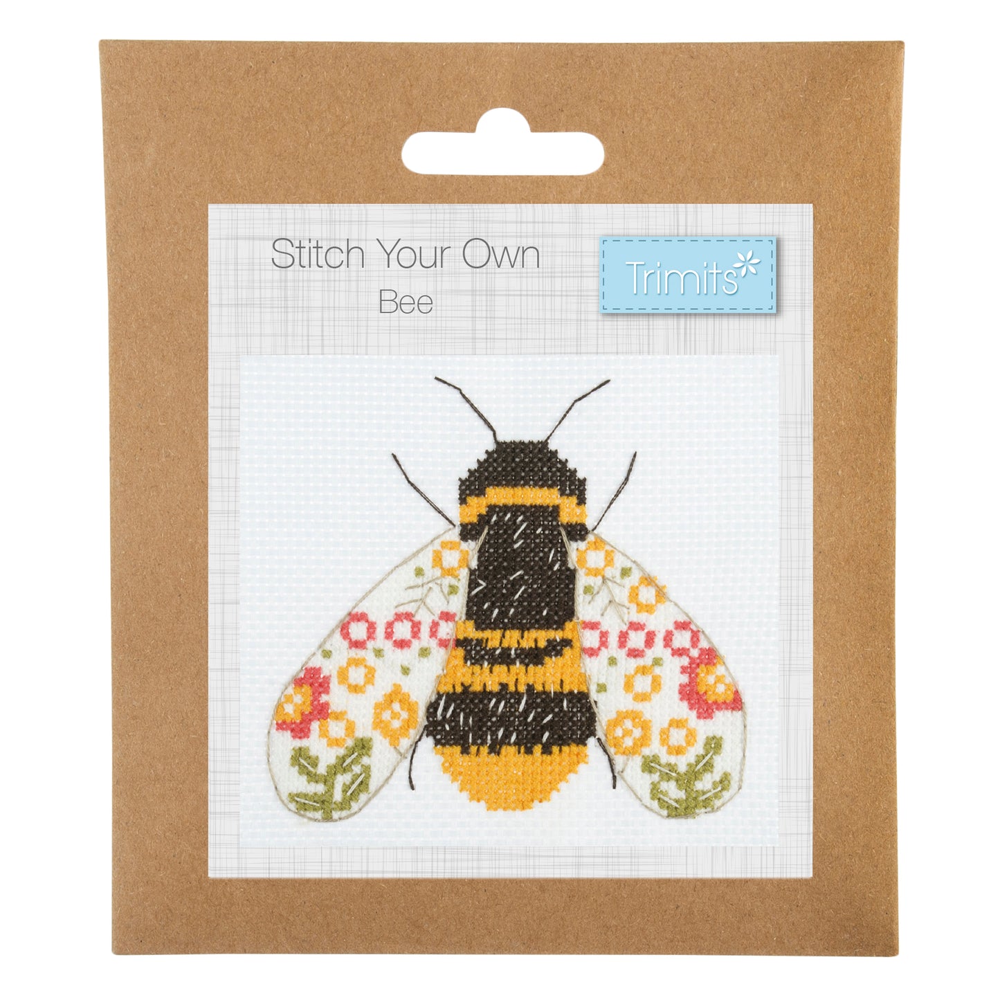 Trimits Learn to Cross Stitch Kit: Bee