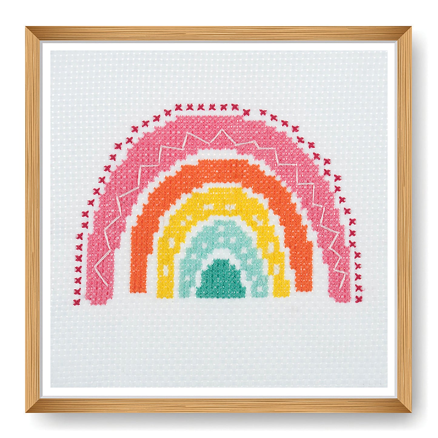 Trimits Cross Stitch Kit: Rainbow