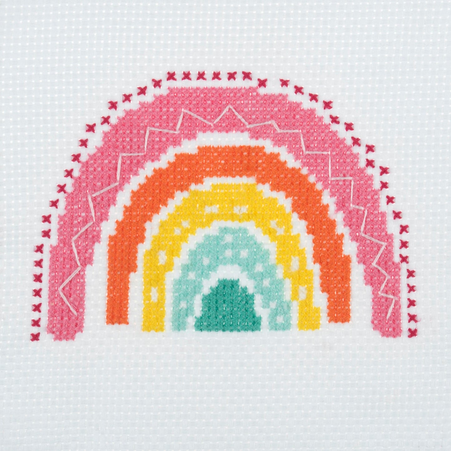 Trimits Cross Stitch Kit: Rainbow