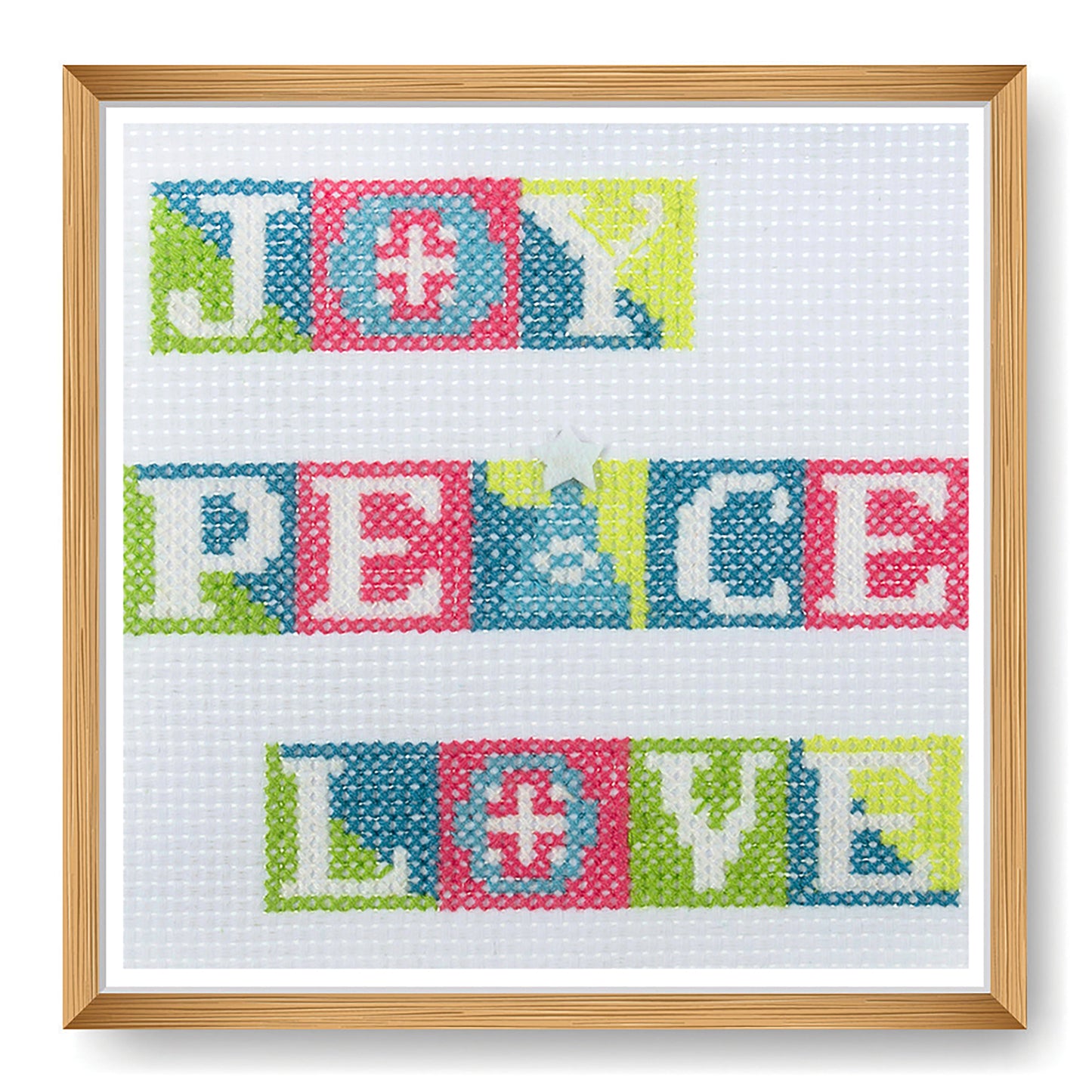 Trimits Cross Stitch Kit: Christmas Joy, Peace and Love