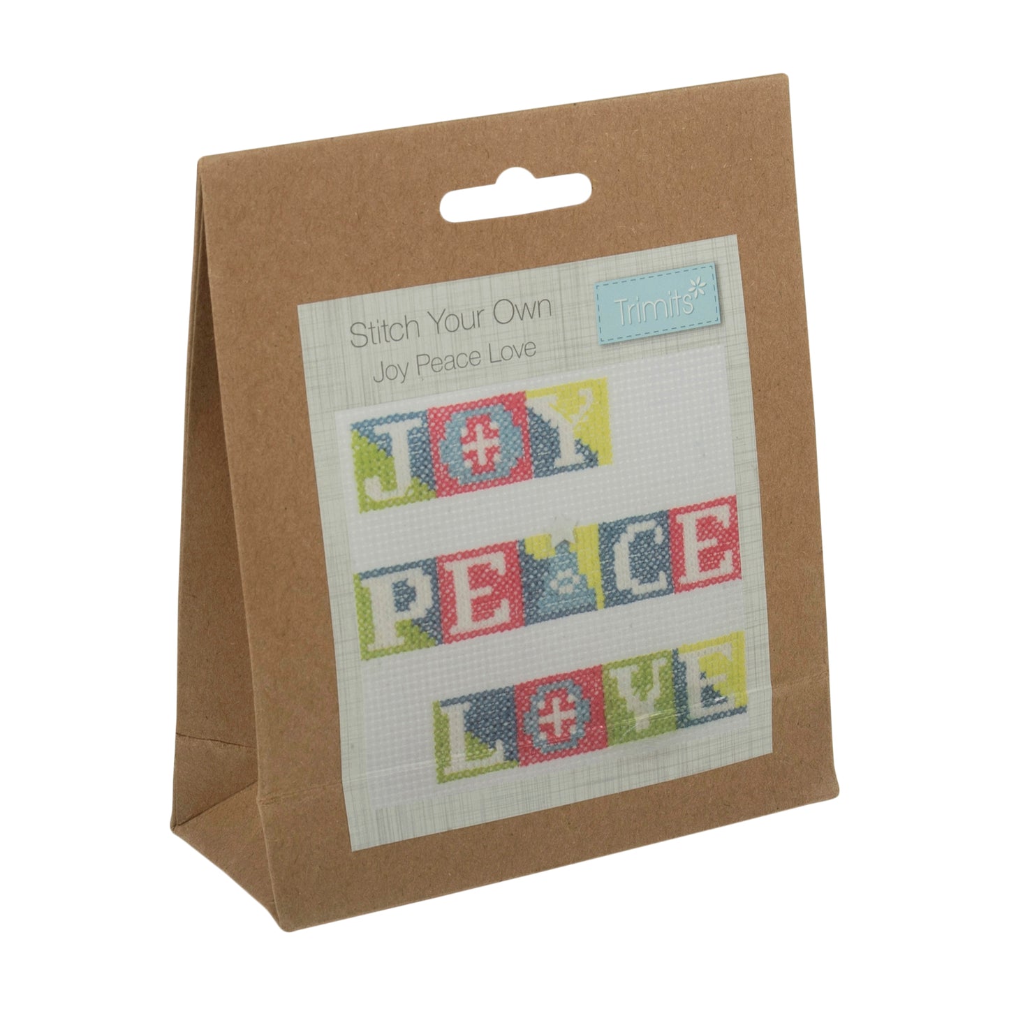 Trimits Cross Stitch Kit: Christmas Joy, Peace and Love