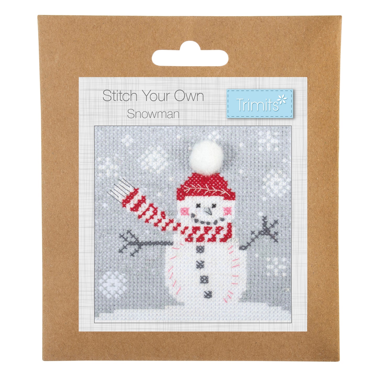 Trimits Cross Stitch Kit: Christmas Snowman