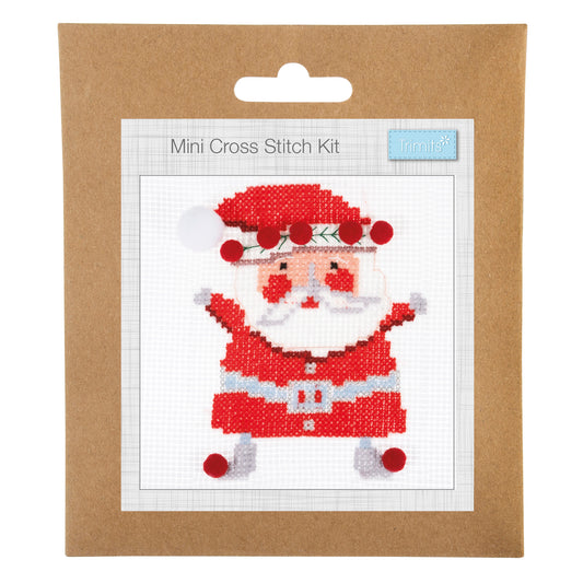 Trimits Cross Stitch Kit: Santa