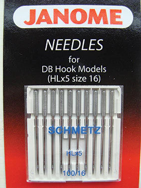 Janome HL Needles for DB Hook Models (HD9/1600) - Size 16