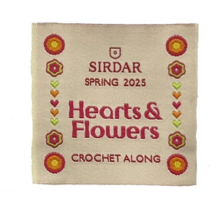 Sirdar Hearts & Flowers Crochet Along in Hayfield Bonus DK by Sweet Sharna