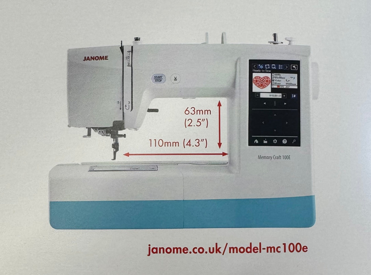 Janome MC1000 Sewing & Embroidery Machine