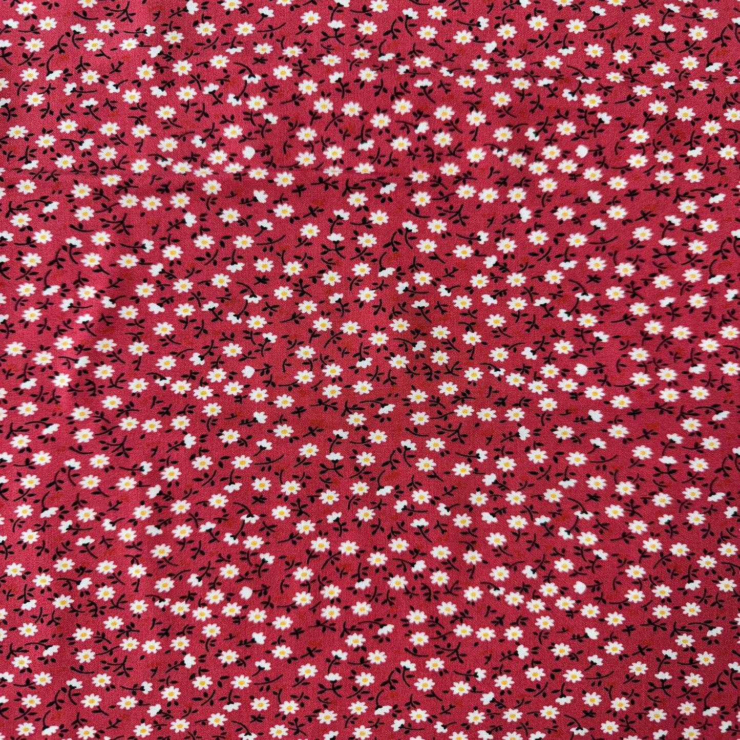 Ditsy Floral Viscose: Pink