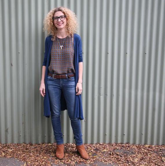 Megan Longline Cardigan by Tessuti (paper sewing pattern)