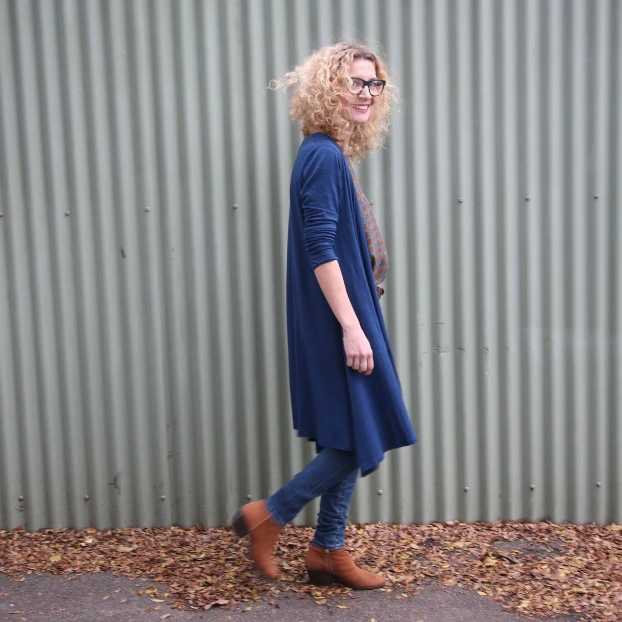Megan Longline Cardigan by Tessuti (paper sewing pattern)