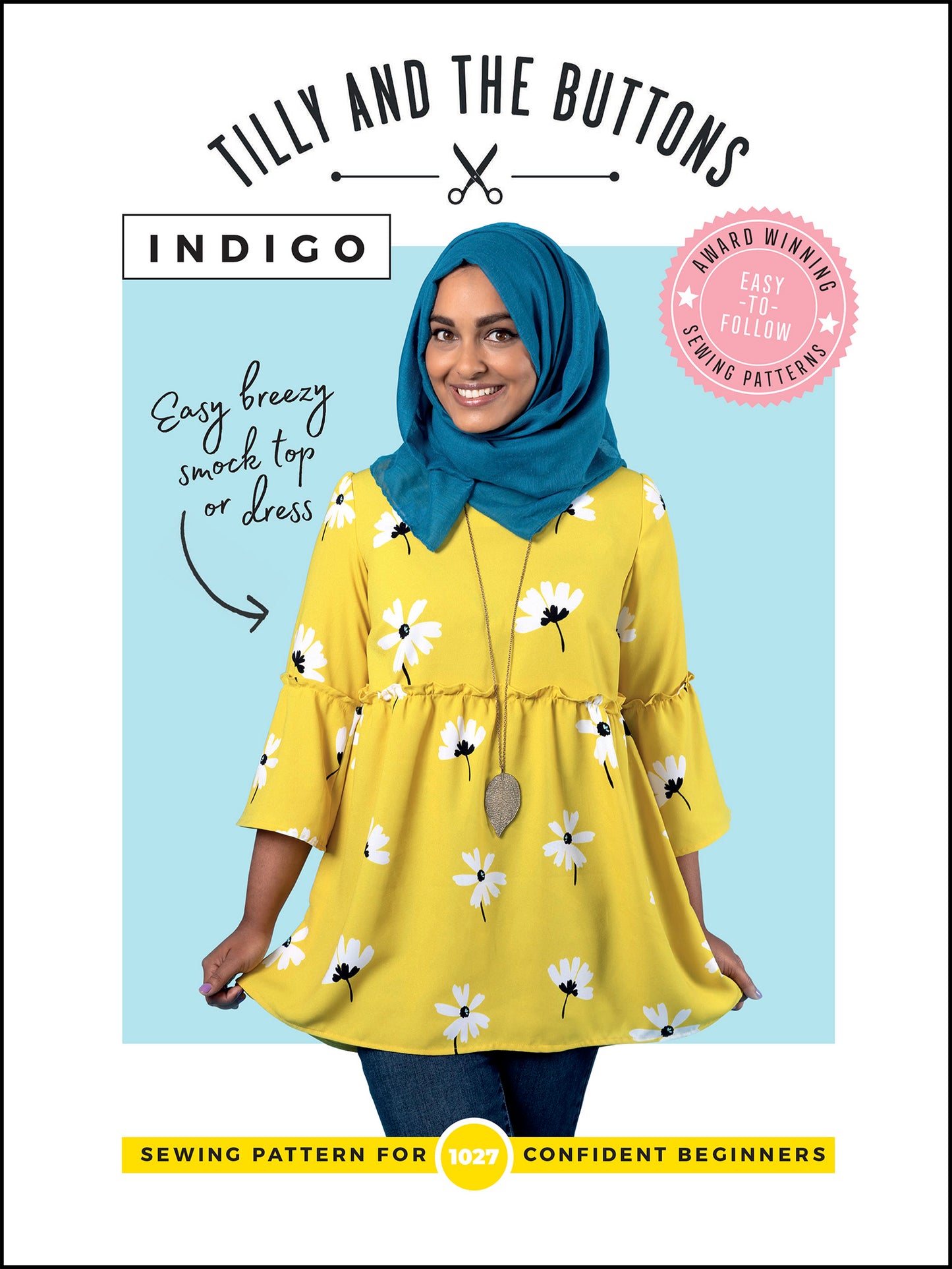 Indigo Top and Dress by Tilly and the Buttons (1027) (paper sewing pattern)