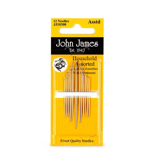 John James Household Assorted Hand Sewing Needles - assorted sizes (JJ10300)