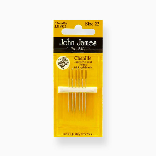 John James Chenille Hand Sewing Needles - size 22 (JJ18822)