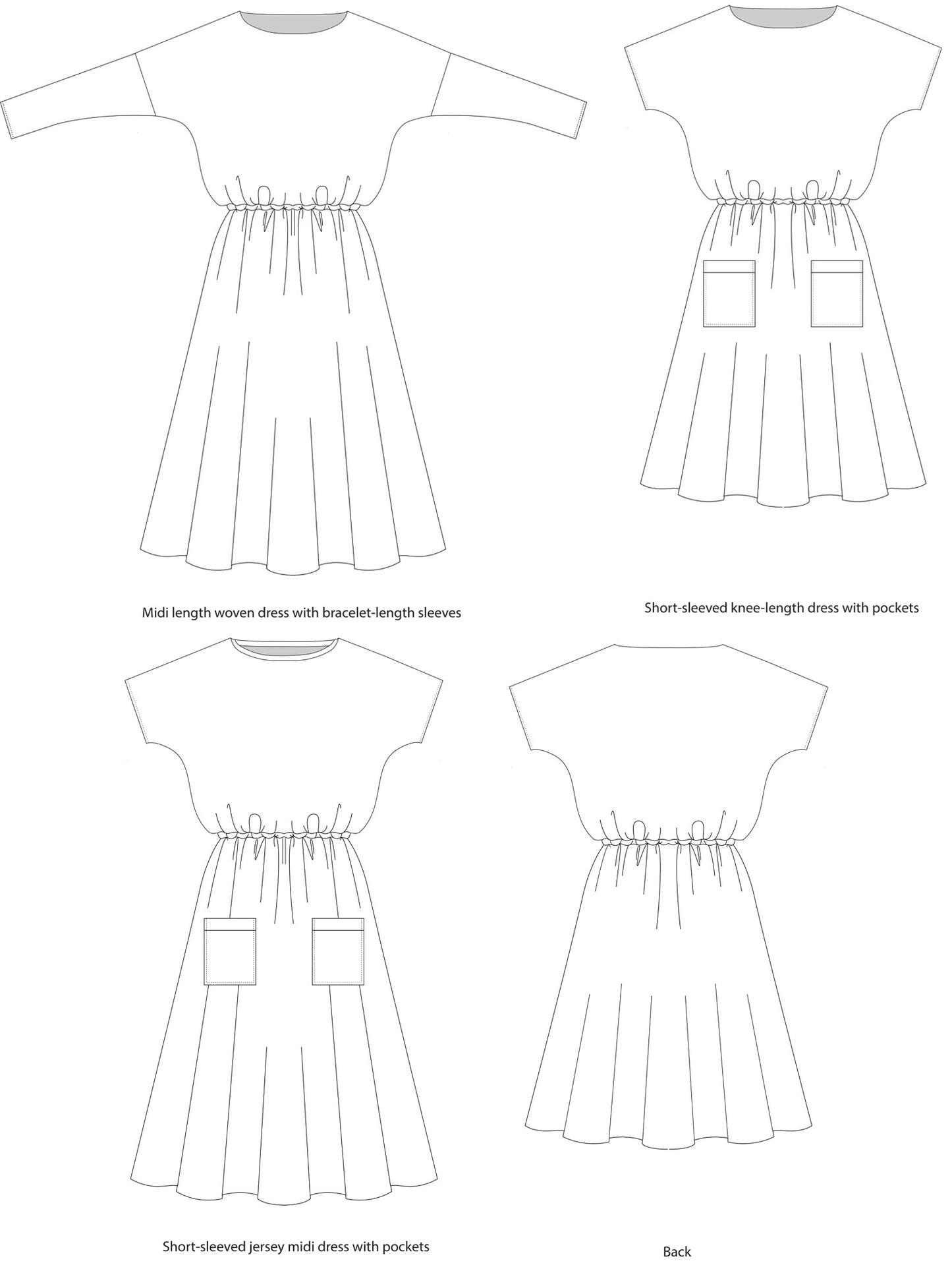 Lotta Dress by Tilly and the Buttons (1031) (paper sewing pattern)