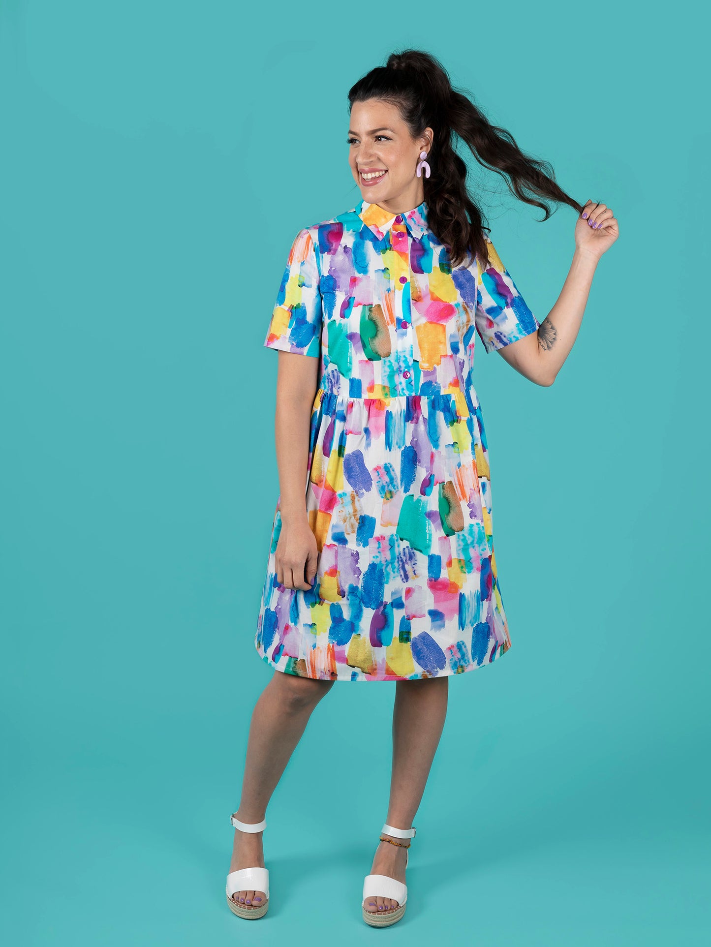 Lyra Shirt Dress by Tilly and the Buttons (1034) (paper sewing pattern)