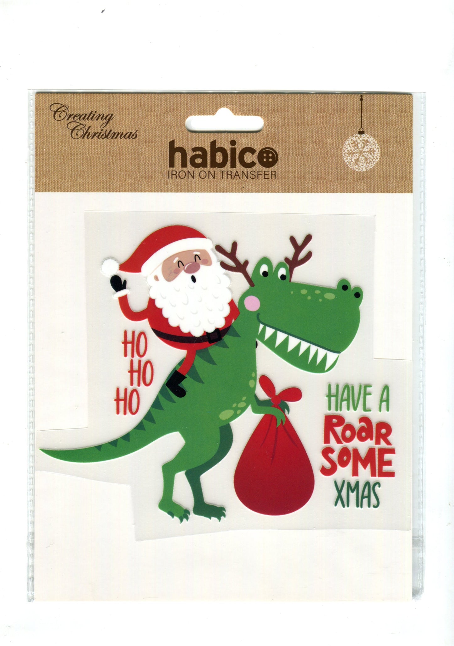 Have a Roarsome Christmas Iron-on Transfer