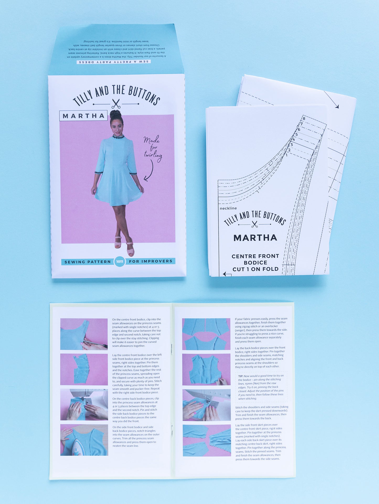 Martha Dress by Tilly and the Buttons (1011) (paper sewing pattern)