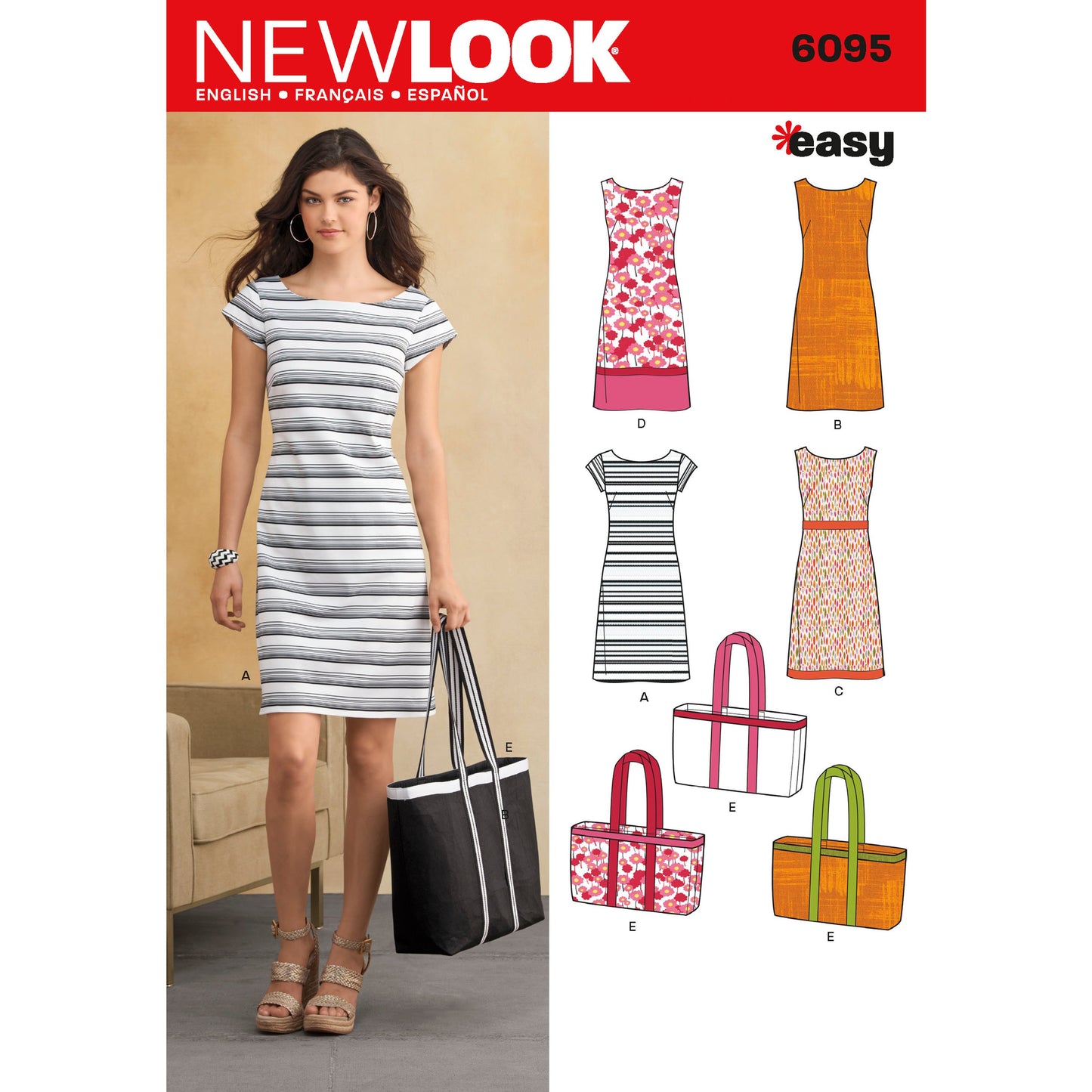 New Look Sewing Pattern 6095: Misses' Dresses