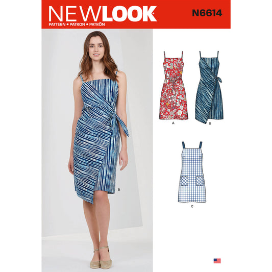 New Look Sewing Pattern 6614: Misses' Dresses