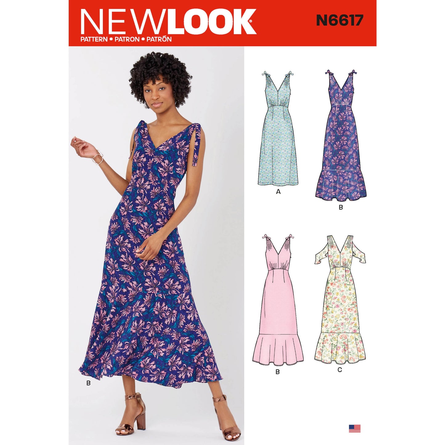 New Look Sewing Pattern 6617: Misses' Dresses