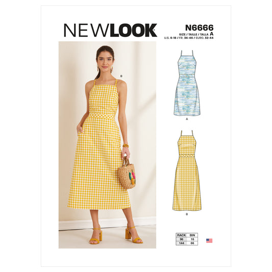 New Look Sewing Pattern 6666: Misses' Dress