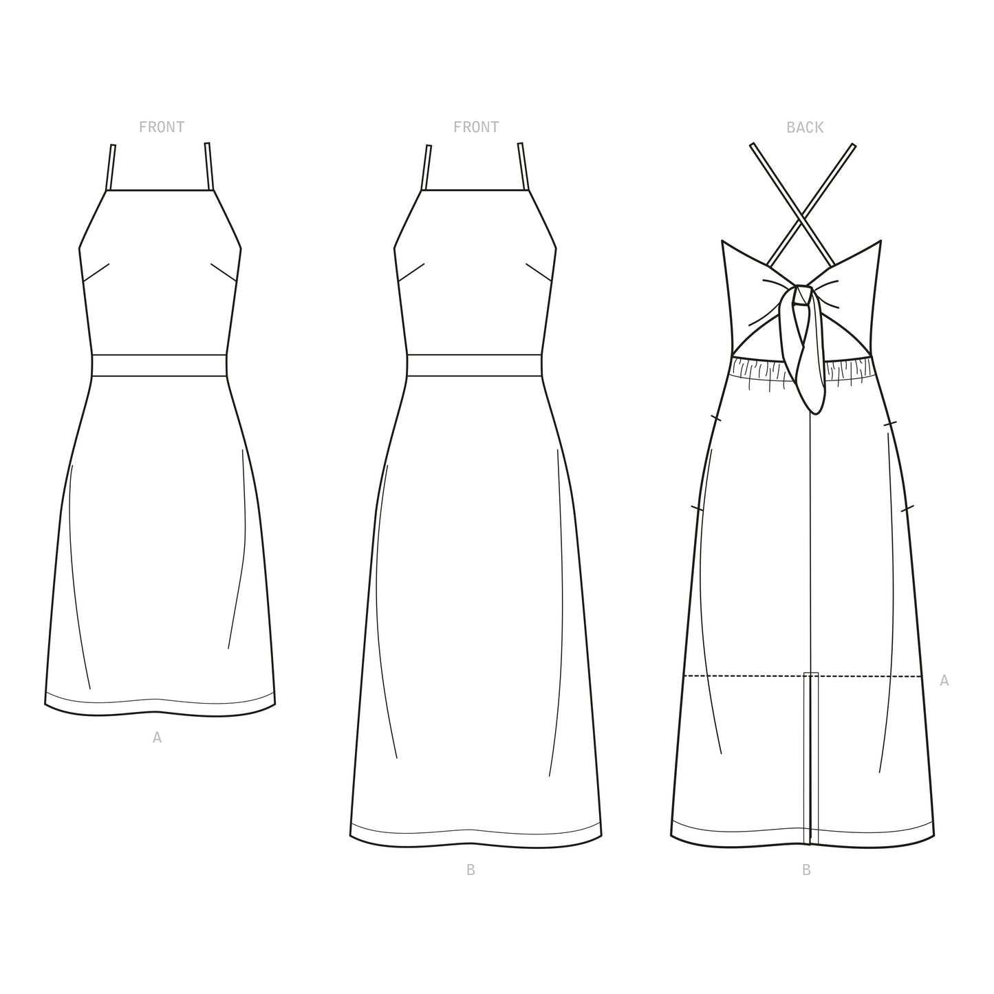 New Look Sewing Pattern 6666: Misses' Dress